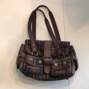 BARBOUR PLAID HANDBAG